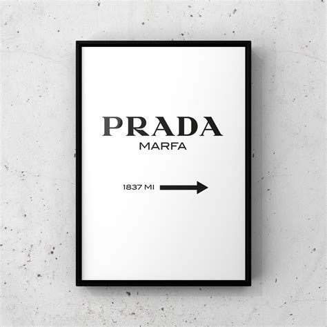 Prada wall art prints